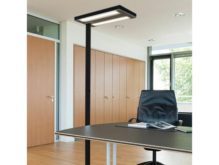 Stehlampe LED Tradingzone Free MPP, Schwarz, Neu, Professionelle Bürobeleuchtung