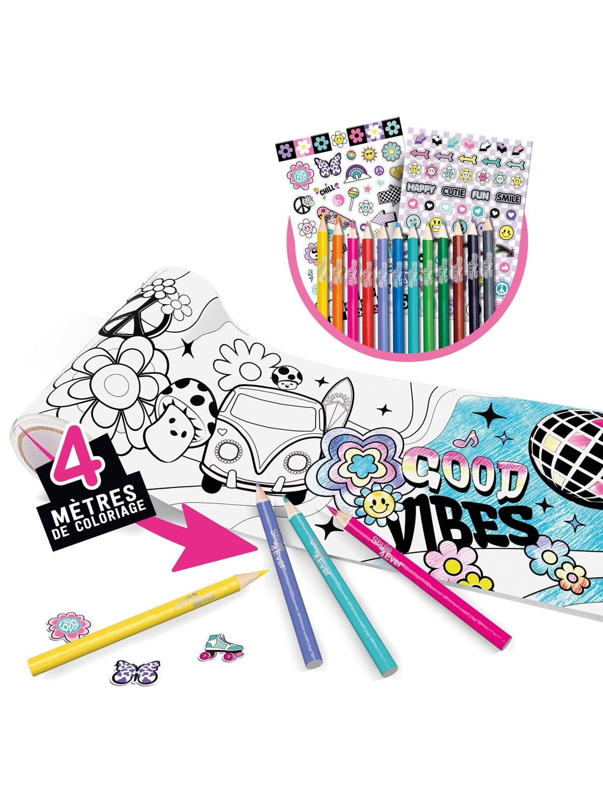 Style 4 Ever Coloring Roll Up