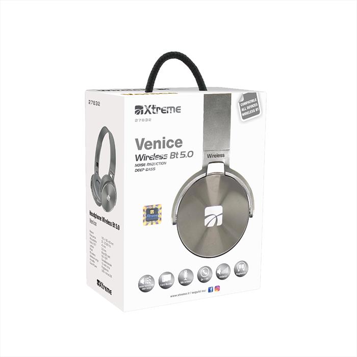 Xtreme Headphone Wireless Bt Venice-argento