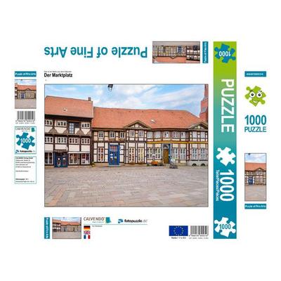 CALVENDO Puzzle Der Marktplatz | 1000 Teile Lege-Größe 64x48cm Foto-Puzzle für glückliche Stunden