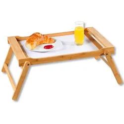 KESPER Tablett mit Klappfüßen, Bambus, FSC 24x59x31cm