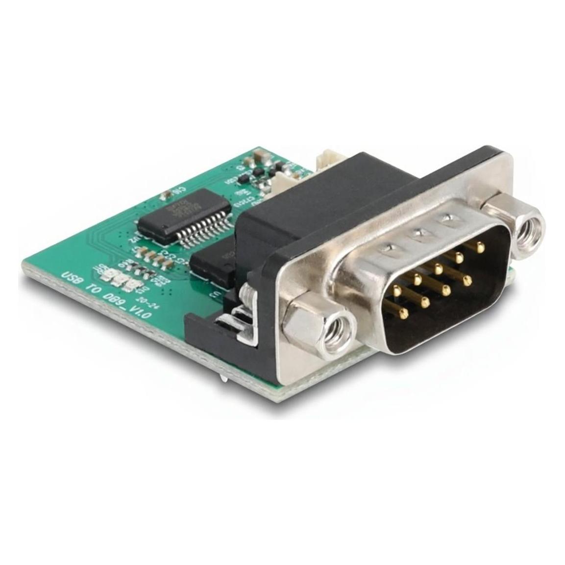Delock USB auf RS-232 Konverter FTDI FT231XS USB 2.0 Pfostenstecker zu D-Sub 9 (0.30 m) (90781)