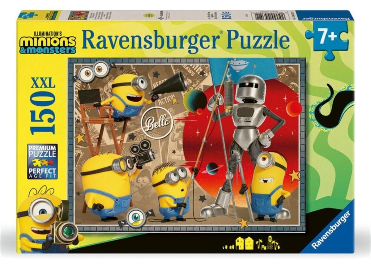 Ravensburger Kinderpuzzel Minions 3 met 150 extra grote stukjes