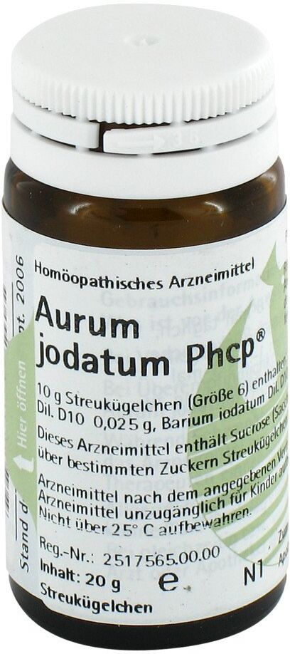 Aurum Jodatum Phcp Globuli 20g