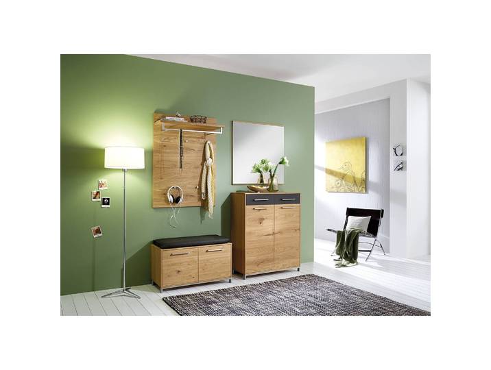 Kommode Vedo III 86 x 105 x 37cm Braun/Eiche/Anthrazit