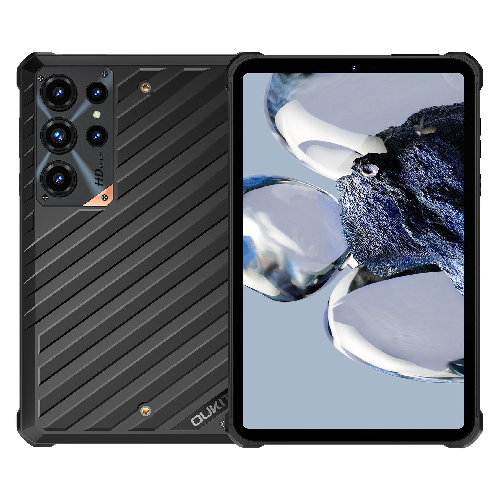 Oukitel Tablet RT11 5G 8/128GB Black Rugged 10000mAh (5G, 8", 128 GB, Schwarz) (RT11-BK/OL)