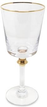 Vivience Wine Glasses with Gold, Set of 6