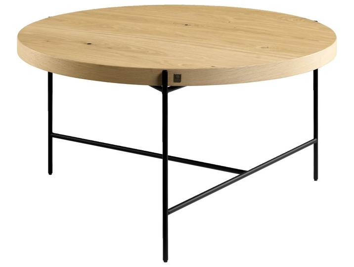 Musterring Couchtisch rund JUSTB! CT100, wildeiche, Holzfurnier