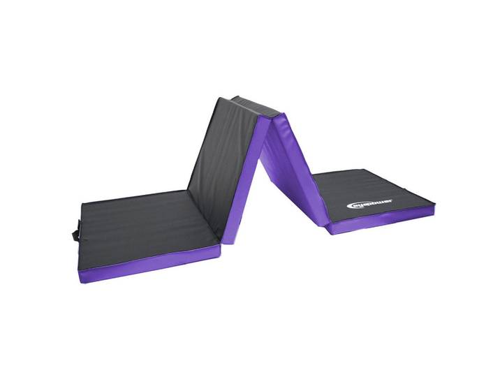 eyepower Gymnastikmatte zum Wenden - 180/60/5 cm Faltbare Turnmatte, Lila, Kunststoff, Rechteckig, 60x180 cm, Freizeit & Co, Sport & Fitness