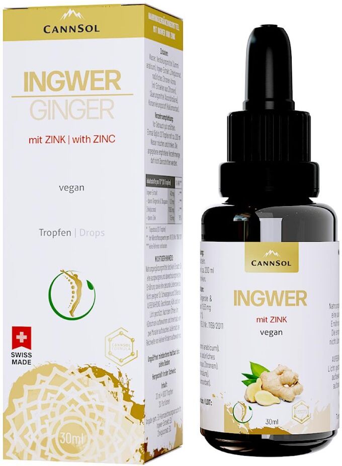 Cannsol Ingwer mit Zink Tropfen 30ml