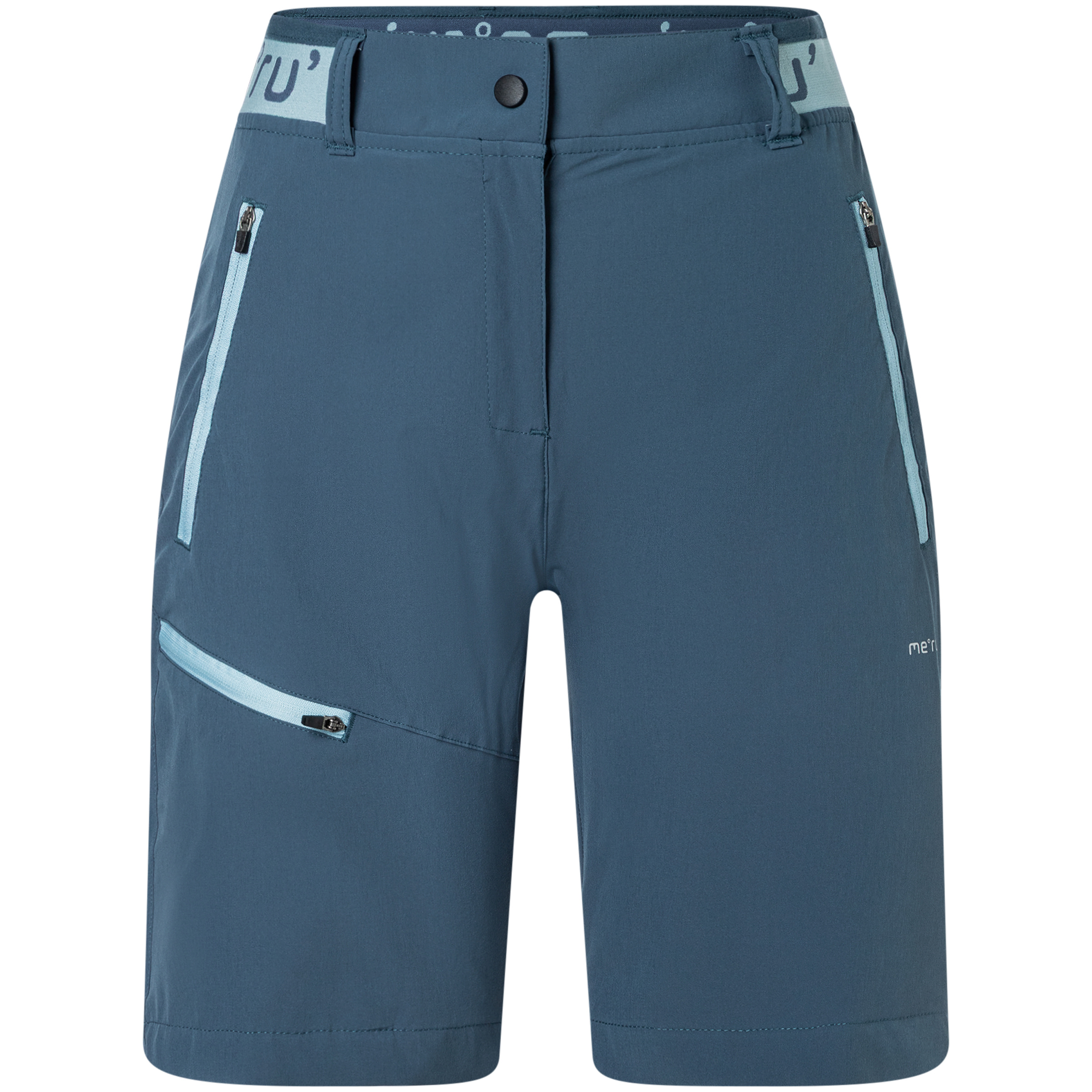 Bergzeit Basics Meru Lake Louise Damen Kurze Hosen blau Größe S Trekking Elastisch