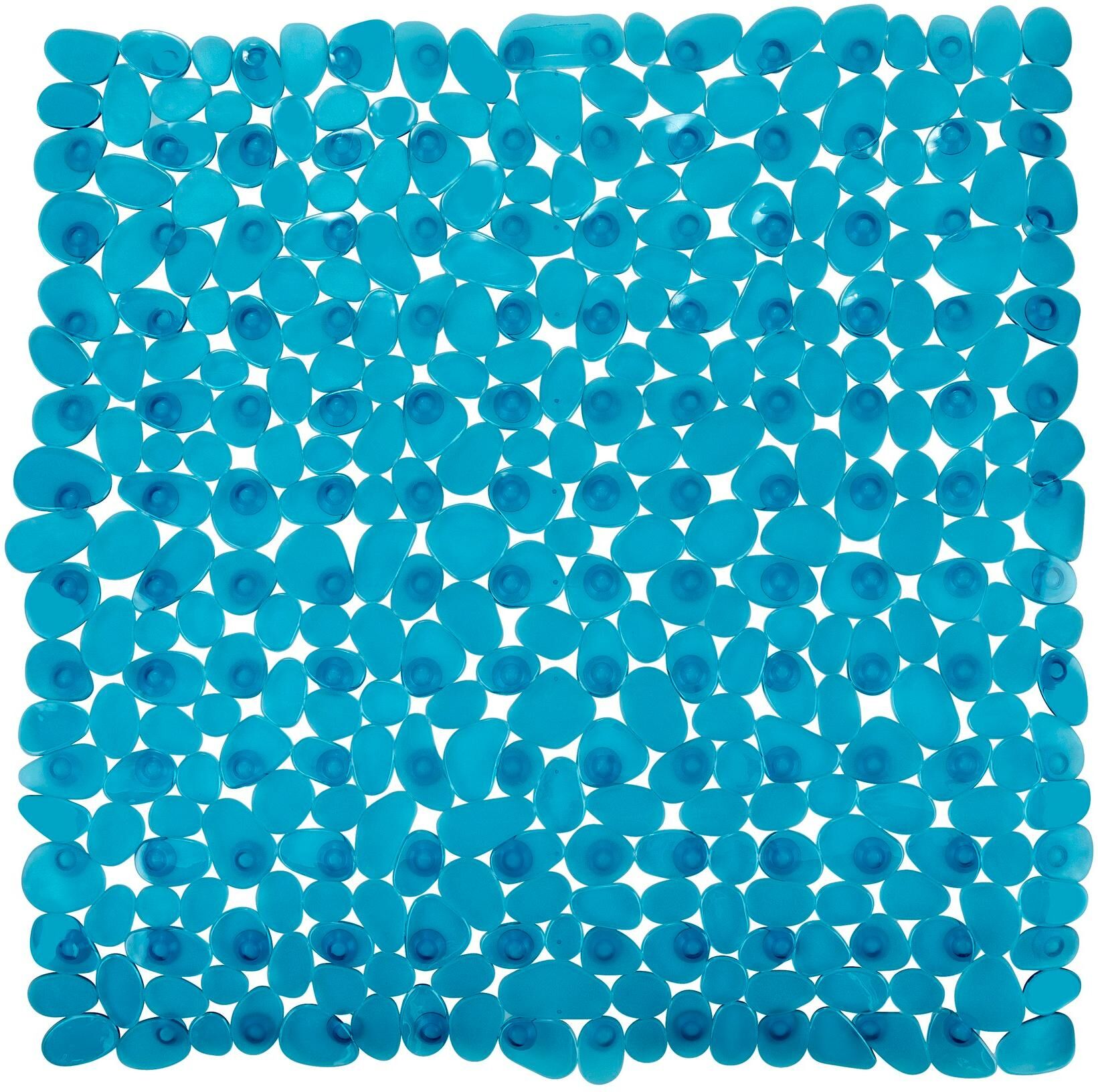 Duscheinlage WENKO "Paradise P", blau (petrol), B:54cm L:54cm, Kunststoff, Wanneneinlagen, Duscheinlage petrol B/L: 54cm x 54cm