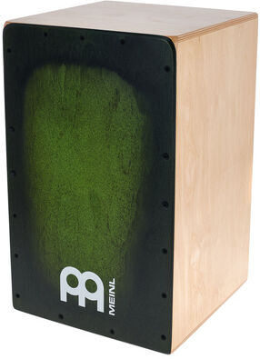 Meinl Snarecraft Cajon 100 Green B. Green Burst