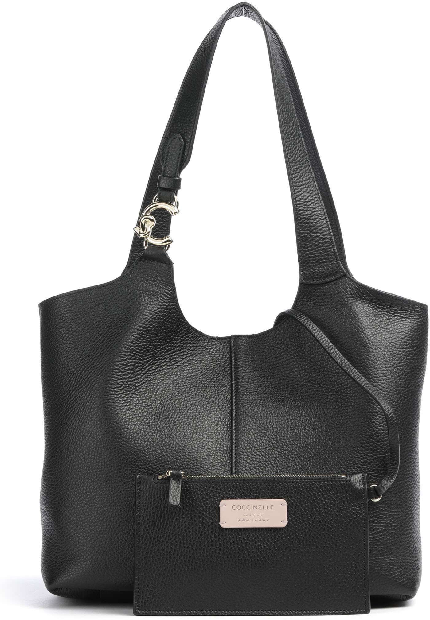 Coccinelle C-Easy   Læder Hobo-taske   sort