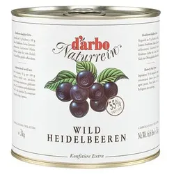 d'arbo Konfitüre »Naturrein Wild Heidelbeeren« 3 kg