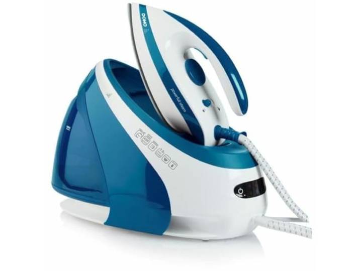 DOMO Centrale Vapeur DO1022S - Vapeur Puissante 7\,5 bars - Système anticalcaire - Semelle en céramique - Arrêt automatique - Réservoir amovible 1\,8 L - Temps de chauffe 2 min - 3000 W