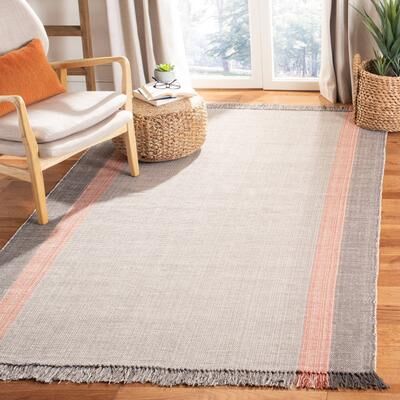 SAFAVIEH Flatweave Montauk Annabeth Fringed Cotton Area Rug