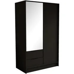 DREHTÜRENSCHRANK Niko 100/51/200 cm schwarz