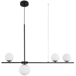 Nova Luce 9100441 Impero G9 Pendelleuchte Schwarz, Weiß