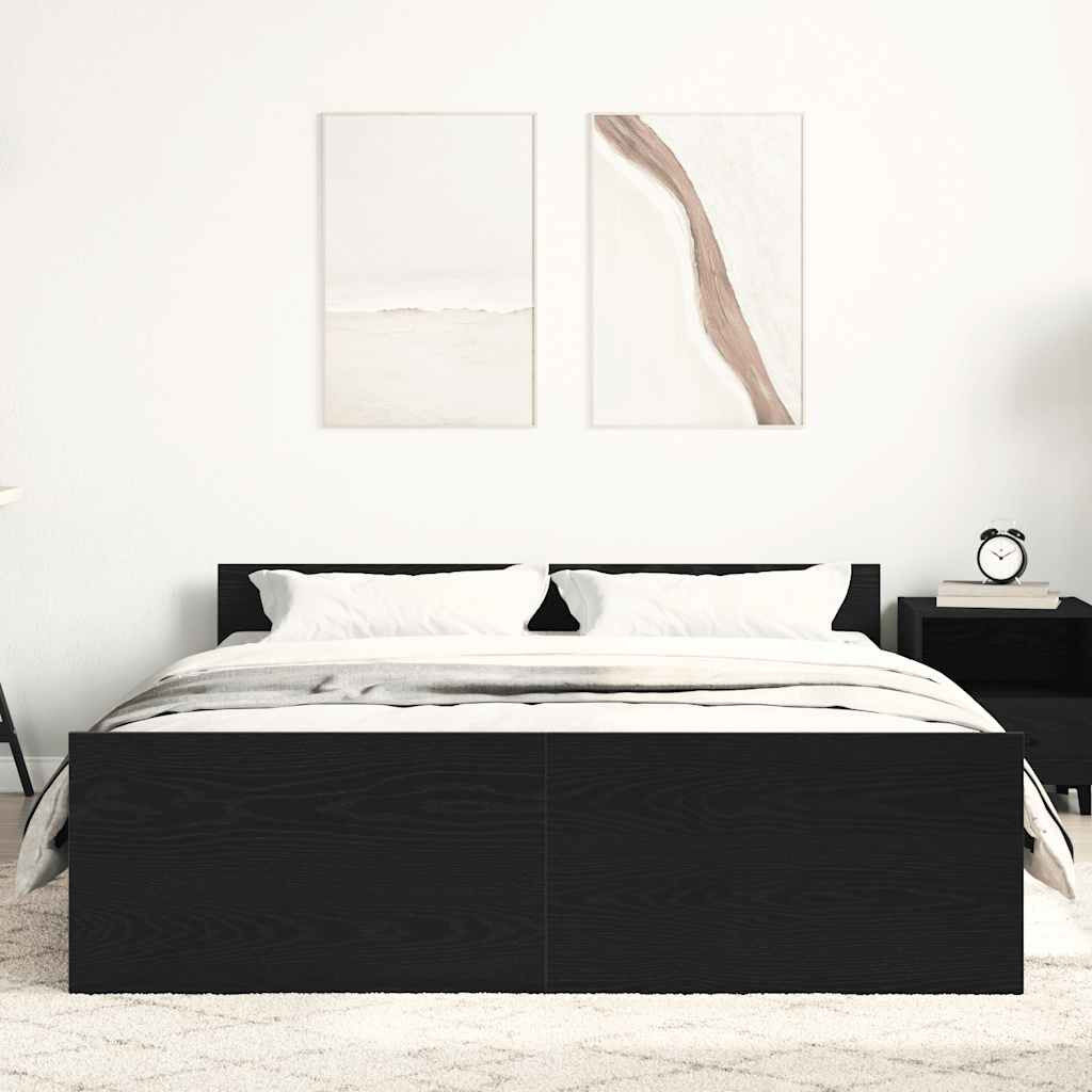 Brayden Studio Bed Black Oak Small Double (4')