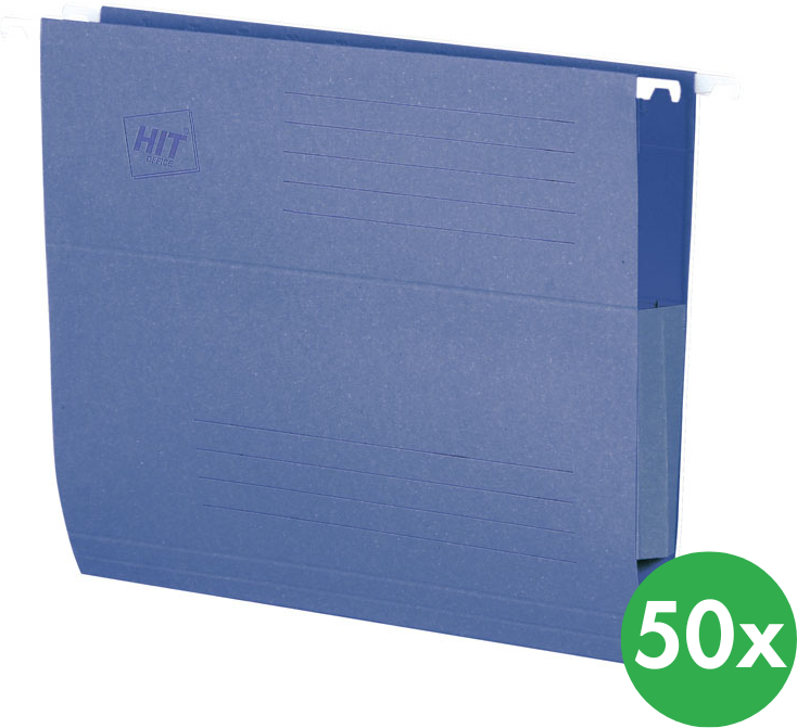 HIT Office Hängemappen mit seitlichen Fröschen, blau, 50 Stk.