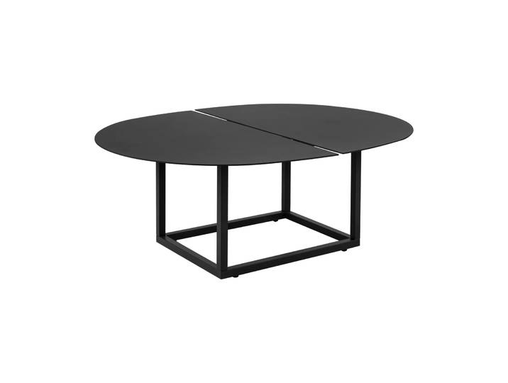 Brafab Table basse Olive Noir, 110x80 cm