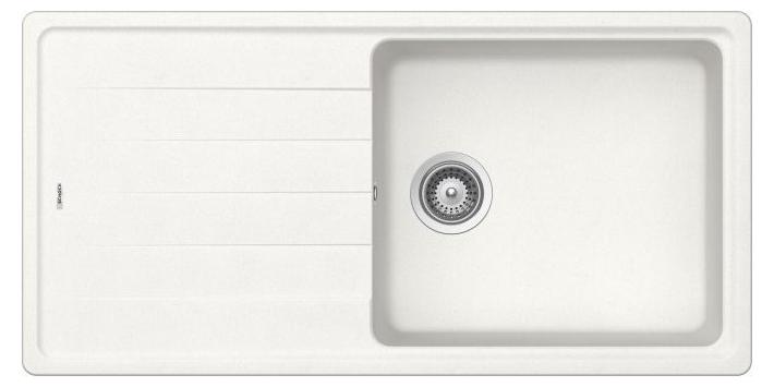 Schock ELED100LA01, Aufsatzwanne, Rechteckig, CRISTALITE, Weiß, 1 Becken, Rechteckig