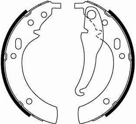 Trw Bremsbackensatz Gs8094 Für Bmw