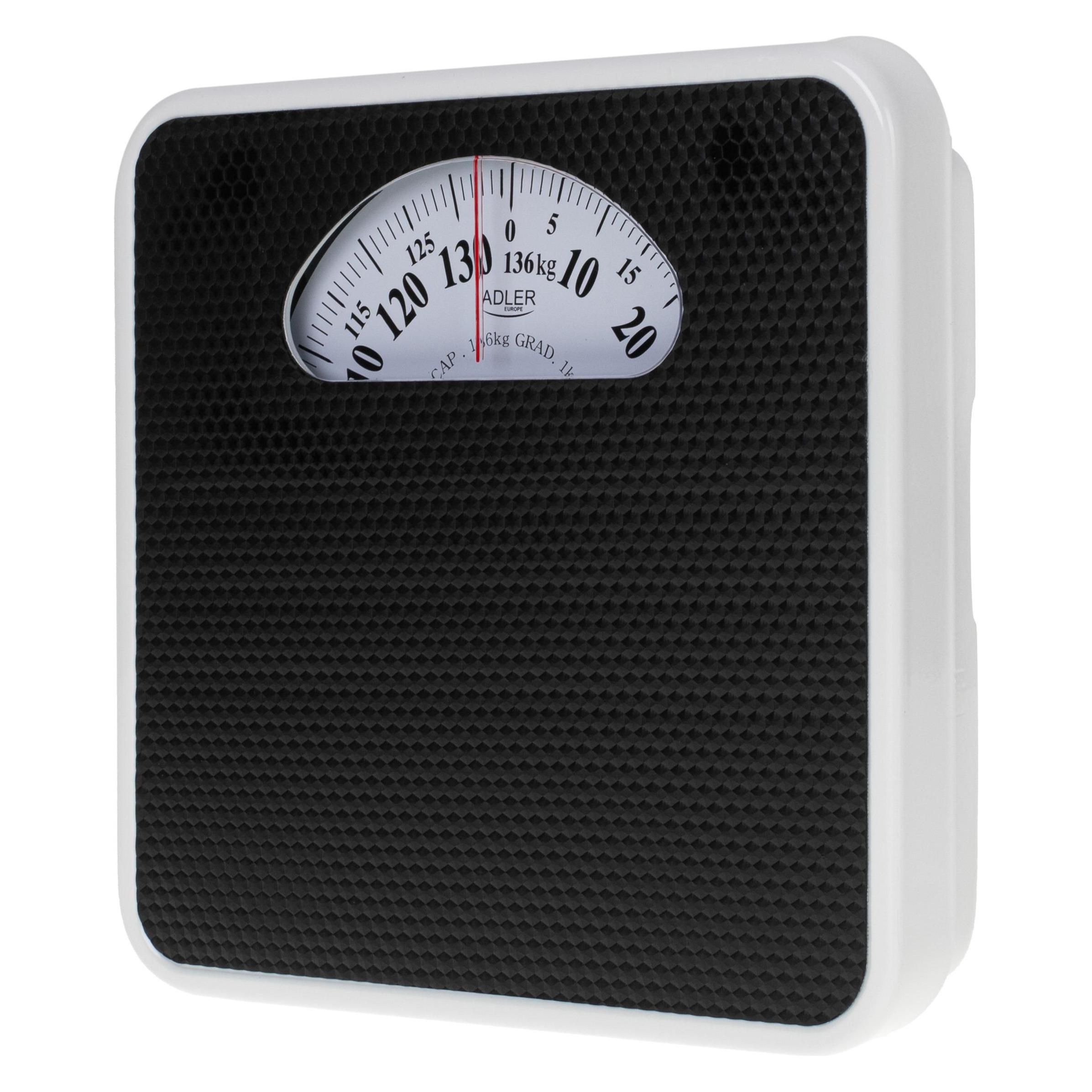 Adler AD 8179 personal scale Square Black, White Mechanical personal scale (136 kg) (AD 8179)