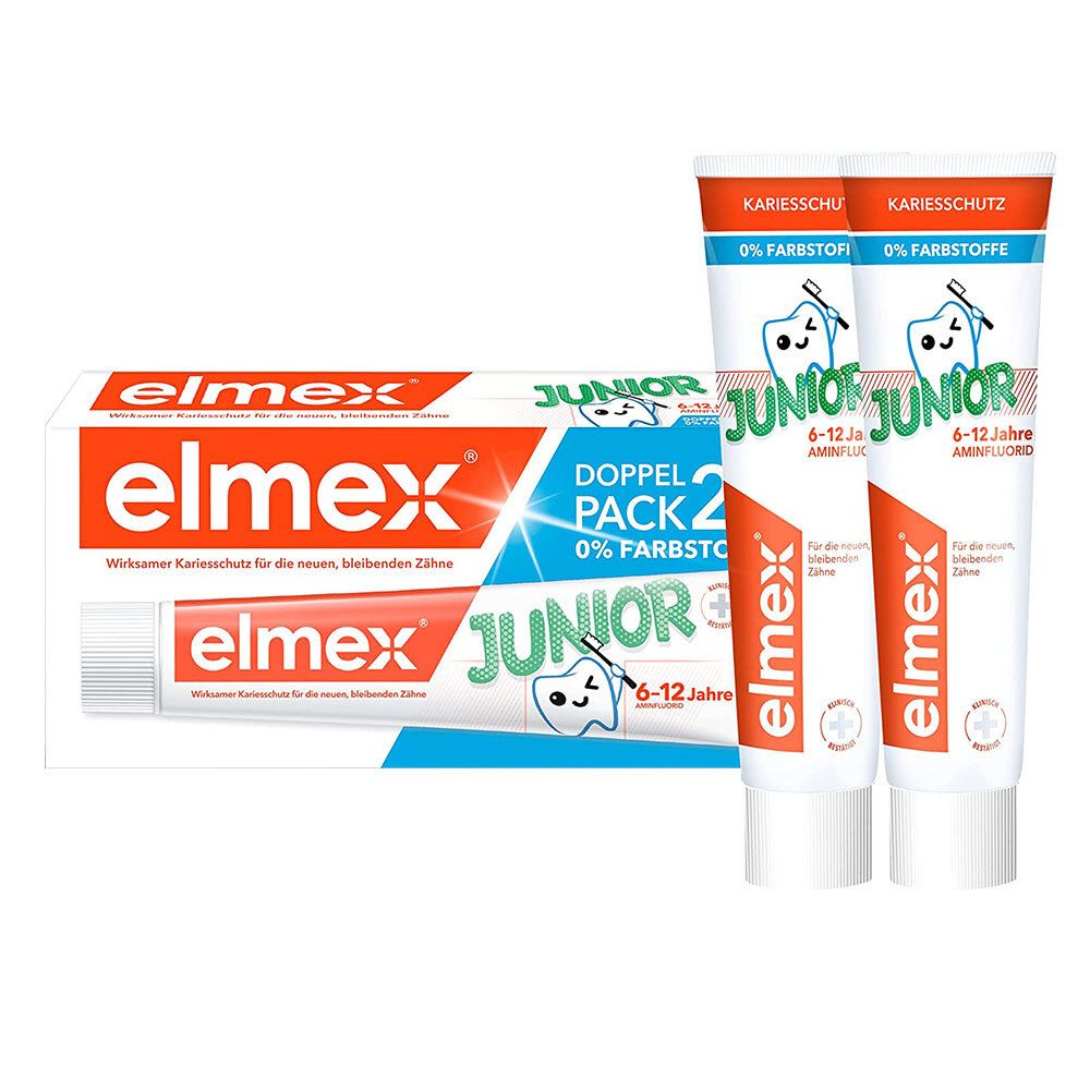 Elmex Junior Zahnpasta Doppelpack 2x75 ml