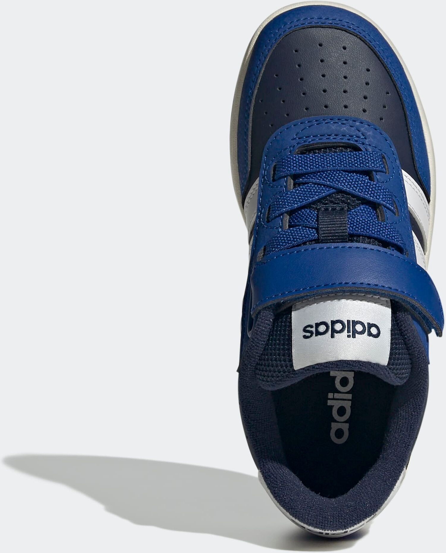 Sneaker ADIDAS SPORTSWEAR "BREAKBASE KIDS", Jungen, Gr. 32, blau (collegiate navy, dash grau, collegiate royal), Synthetik, Schuhe Sneaker, pour enfants et adolescents collegiate navy, dash grau, collegiate royal 32