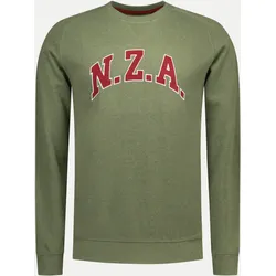 Sweatshirt mit Logo-Print Grün XL