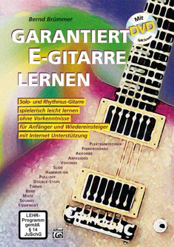 Bernd Brümmer - Garantiert E-Gitarre lernen (mit DVD) - Preis vom 01.10.2026 17:08:56 h