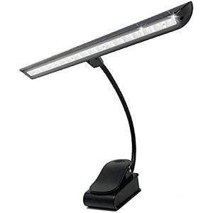 Infitronic Leselampe IN18LEDNLR, mit Klemme, LED, dimmbar mit 2 Farbtemperaturen, USB & Akku