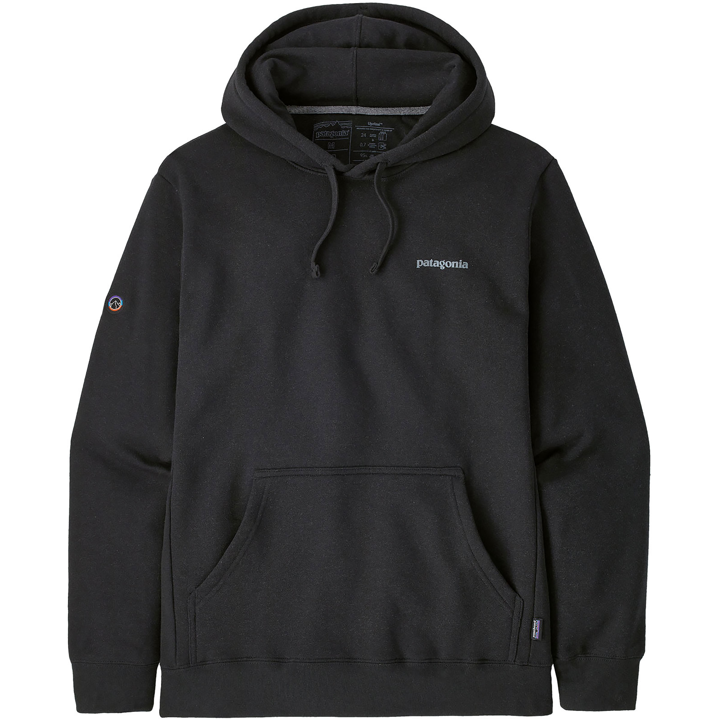 Patagonia Fitz Roy Icon Uprisal Hoodies schwarz Größe XS Trekking Hautfreundlich