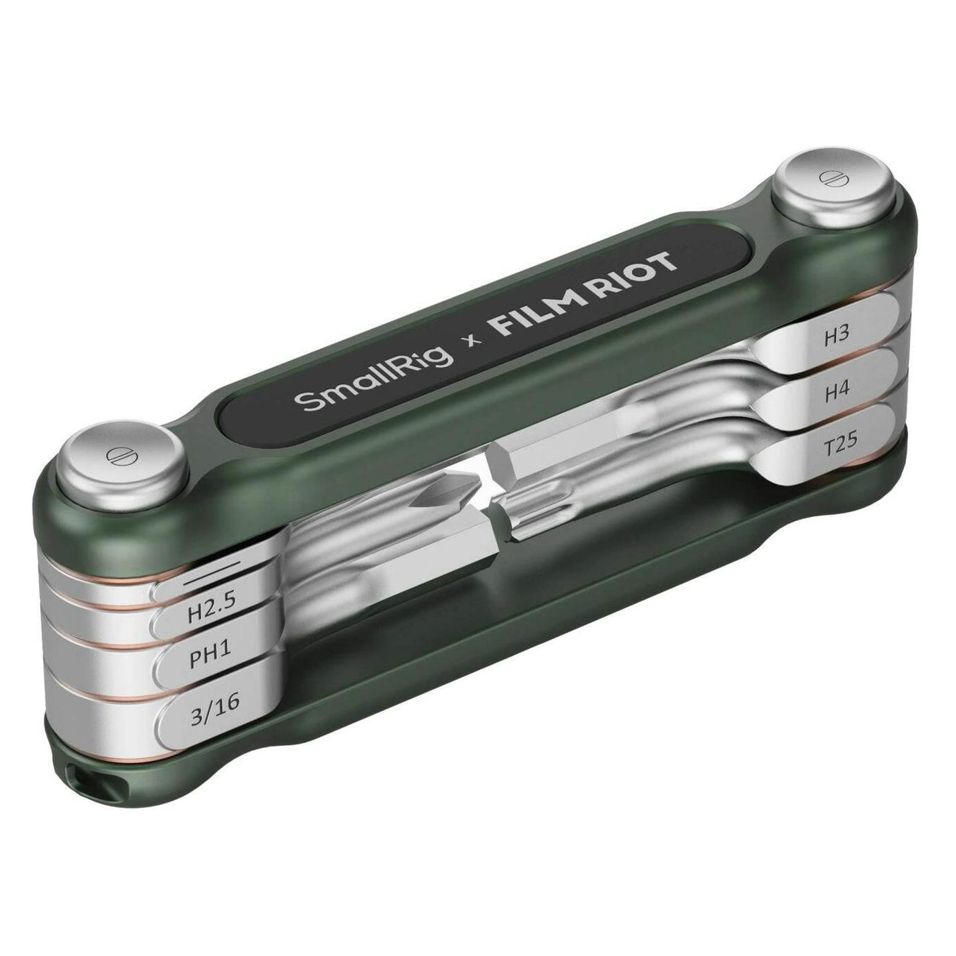 SmallRig x FILM RIOT 7 in 1 Detent Folding Multi Tool Kit (Green) 4812 (0004812)
