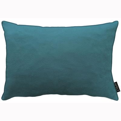 Dekokissen APELT "Magnus", blau (petrol, unifarben), B:40cm H:5cm L:60cm, Polyester, Dekokissen_Sitzkissen_Kissenhüllen