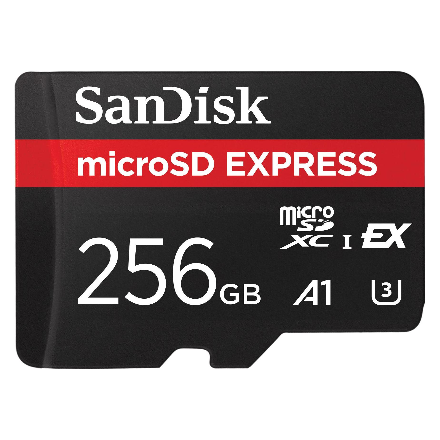 Sandisk Express (256 GB, microSD Express, U3, UHS-I) (SDSQXFN-256G-GN4NN)