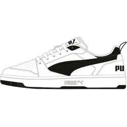 PUMA Rebound V6 Lo Sneaker Kinder 02 - PUMA white/PUMA black/PUMA black 37.5