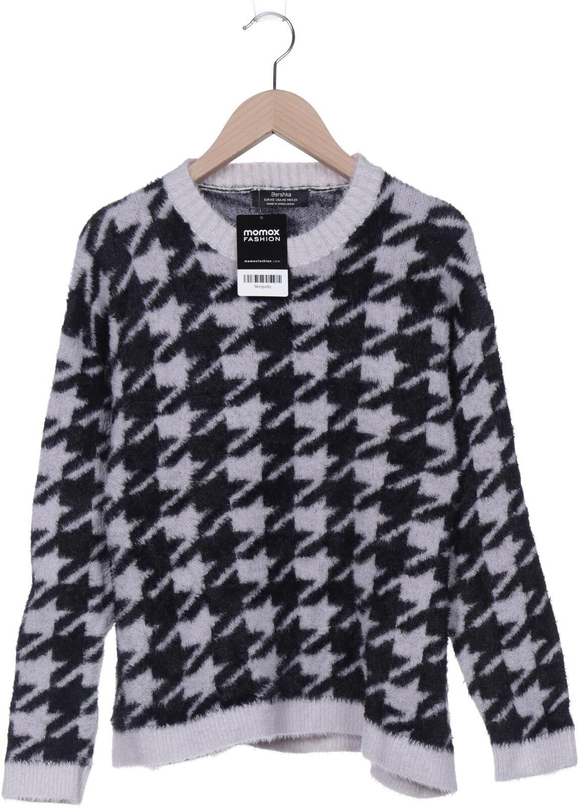 bershka Damen Pullover, Schwarz, Gr. XS, Synthetik - Second Hand