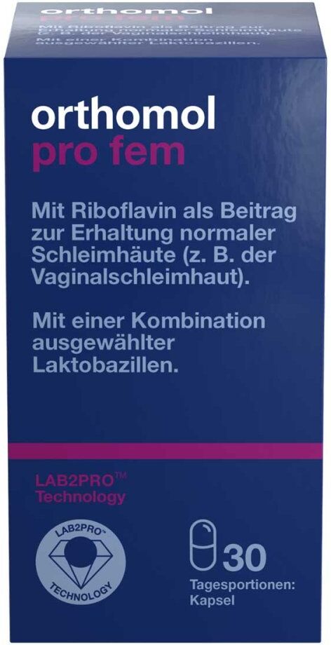 Orthomol Pro Fem Kapseln 30stk