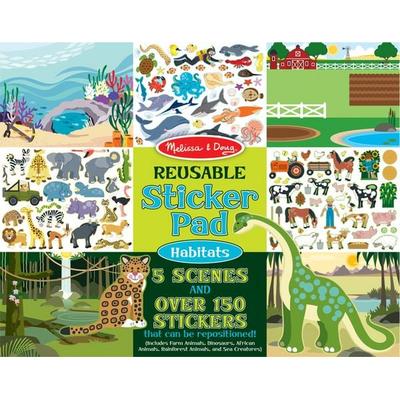 Reusable Sticker Pad Habitats