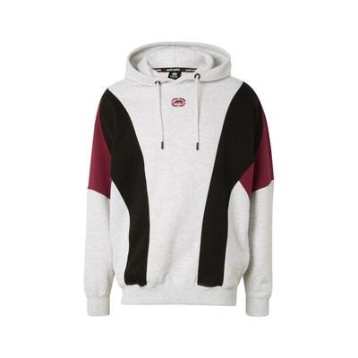 Rundhalspullover ECKO UNLTD. "Ecko Unltd. Herren Ecko Unltd. Pro Hoodie", Herren, Gr. L, weiß (jetschwarz, syrah, graumelange), 80% Baumwolle, 20% Polyester, Rundhals, Pullover Rundhalspullover