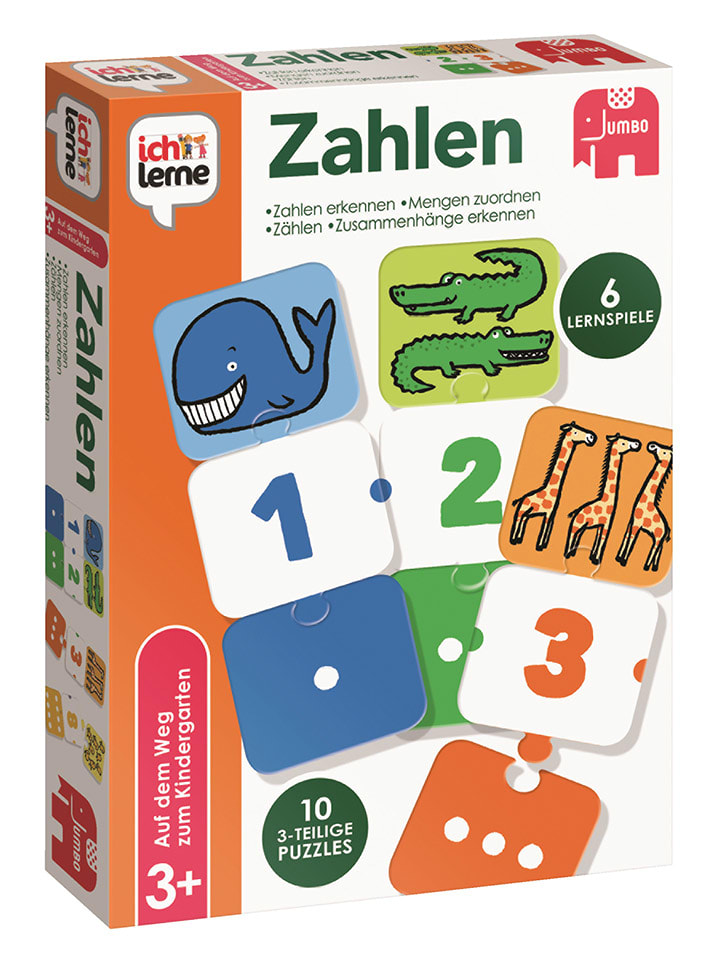Jumbo Lernspiel "Ich lerne Zahlen" - ab 3 Jahren - onesize