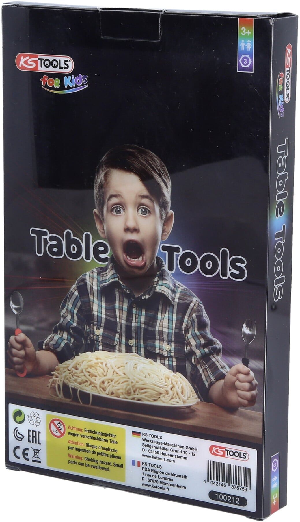 KS Tools Kinder-Besteck-Set, 3-tlg. (100212)