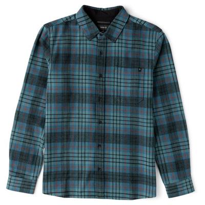Roark - Crossroads Flannel - Hemd Gr S blau