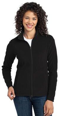Port Authority L223 Women's Microfleece Jacket in Black size XXL