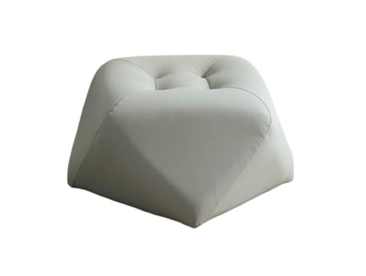 YANG11FAN Vielseitig Achteckiger Hocker aus Leder. Polygonaler Hocker, geeignet for Schlafzimmer(Grigio)