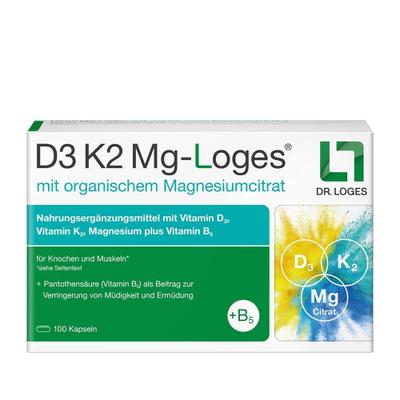 D3 K2 Mg-Loges Kapseln 100 St