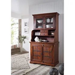 Buffet Akazie 106x60x196 nougat lackiert OXFORD #510